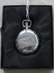   Collection Silver Plated Pocket Watch Carlston & CO Model Certificate