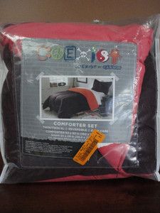 Coexist Twin XL Size Cannon Soft Reversible Comforter Sham Bedding Set 