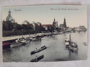 Dresden Blick Von Der Konigin Carola Brucke Postcard
