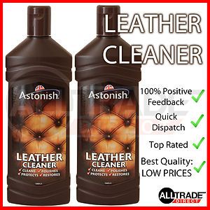 2X Leather Cleaner 250ml Cream Polish Protector Sofa Handbag Car Seats 