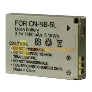 NB 5L NB5L Battery Charger for Canon SX220 SX230 HS DC
