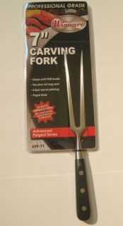 Carving Fork Forged Full Tang with Metal Rivets Stainless Steel Blade 