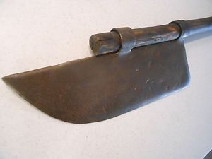 Antique German Beheading Axe Battle Knife Dagger Hatchet sword Club 