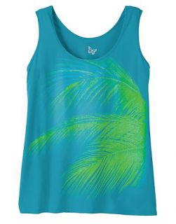 Just My Size JMS Plus Size Graphic Tank Top Style J132