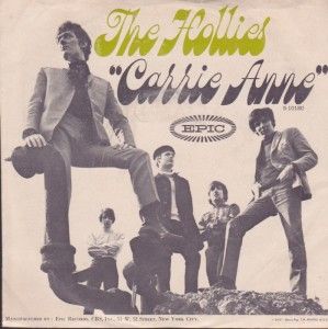 HOLLIES carrie anne/signs that will never change US PS 45 on EPIC