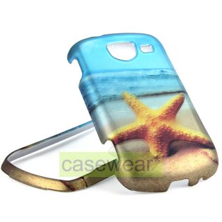 Sand Beach Rubberized Hard Case Cover for Samsung Brightside U380 