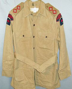 WWII Australian Army 1st Artillery Officers Uniform Coat Jacket ANZAC 