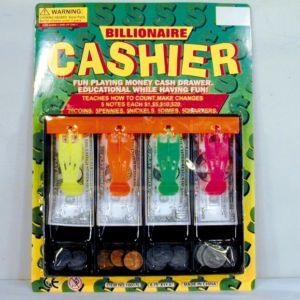 Play Cashier Money Drawer Store Register Coin Holder