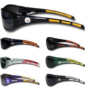 NFL Football 3 Dot Sports Wrap Sunglasses Team Logo Pick Your Team 