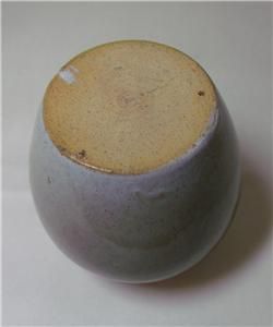 North Carolina hand thrown vintage pottery vase early NC arts & crafts