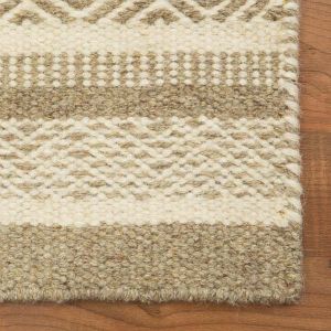 caspian 6 x 9 natural wool area rug carpet new