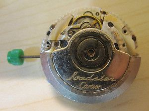 Cartier Roadster Chronograph Cal 8510 Movement for Parts or Repair 