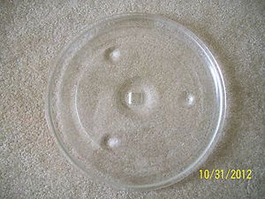 REPLACEMENT GLASS MICROWAVE TURNTABLE CAROUSEL PLATE 12 1/2 (10 