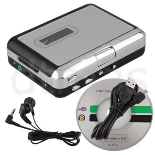 Mini USB Audio Cassette Tape Converter to MP3 CD Player PC