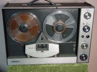 find today pictured ampex tape deck are for reference only