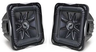 Kicker Car Stereo Solo Baric System 2 S12L7 Subwoofers