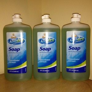   Clean Auto Dry Car Wash Soap, 20 fl oz., Autodry Carwash Soap. 3 Pack