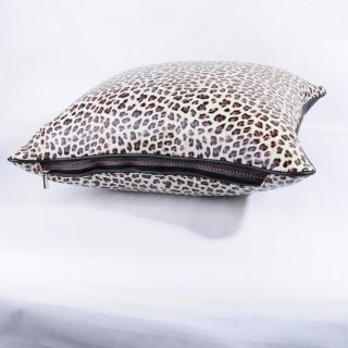   New Luxury Beige Leopard Car Cushion Soft Touch Cushion For Seat Chair