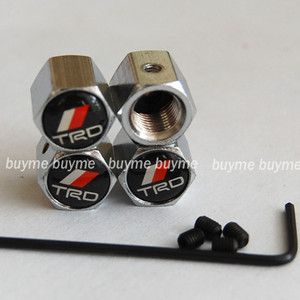 Car Tyre Tire Valve Stems Caps Air Dust Covers Anti Theft Locking 