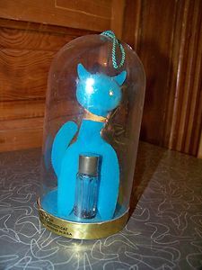   1960s 1970s Max Factor Hypnotique Sophisti Cat Perfume Cologne Bottle