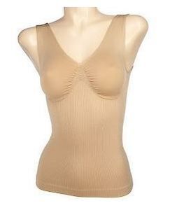 Carol Wior Cable Knit Ruched Front Shaping Tank A95547