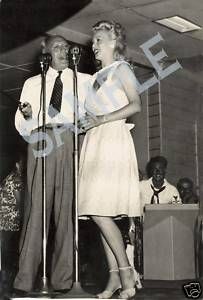 Jack Benny w/ Carol Landis, 1944   USO Show 8 x 12B/W