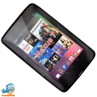   Skin TPU Gel Wave Style Case for Google Nexus 7 Tablet Black