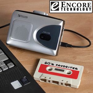 Portable Cassette Tape Player Converter Recorder USB to Computer to CD 
