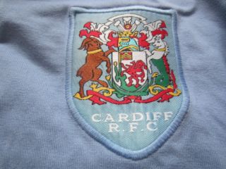 Cardiff RFC Fila Vintage Home 2000 2002 Player Issue Shirt Blues Rugby 