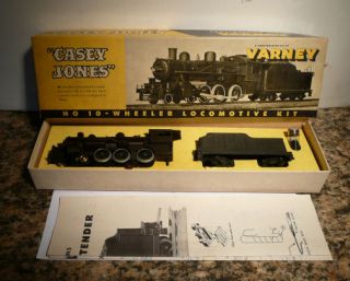 vintage VARNEY CASEY JONES H O gauge 10 wheeler locomotive kit