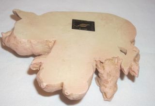 1988 Castagna Italy Mama Feeding Baby Pigs Piglets Figurine Figure 