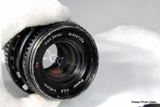 Hasselblad 80mm f2.8 lens Carl Zeiss Planar *T C black lens 