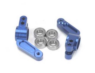 ST Racing Aluminum Rear Hub Carriers & Bearings   Color: Blue