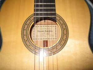 Vicente Carrillo Flamenco Guitar 2002