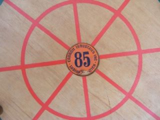 vintage carrom game board 85 with game pieces 1959