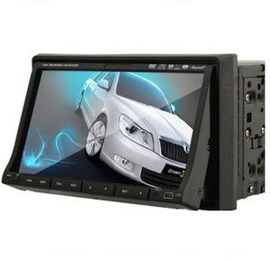 HD 800 480 Double DIN Touch Screen Car Radio DVD Player Bluetooth 
