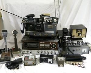 Vintage CB Transceiver Radio Lot accessories antenna meters Palomar 