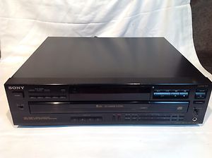 Sony CDP C545 Stereo CD Player 5 Disc Changer Bundles with Manual 