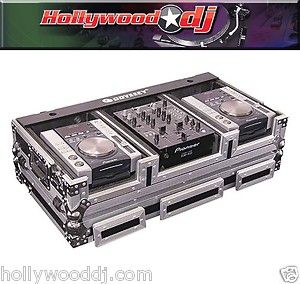 Odyssey FZ10CDIW 10 DJ Mixer 2 CD Players Coffin Flight Case New 
