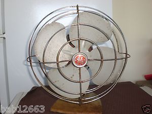 Vintage General Electric Oscillating Fan ORIGINAL CAT NO F13S125