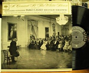 Pablo Casals Concert at The White House Columbia Mono KL 5726 6 Eye 