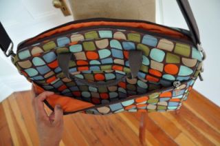 Casauri Padded Laptop Bag Brief Case Shoulder Bag Purse Colorful 