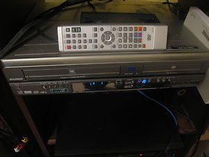   COMBO DVD RECORDER CD  VHS VCR HDD PLAYER HDRV200F HARD DRIVE 160GB