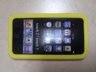 Silicone Cover iTouch 3rd Gen Yellow Screen Protector