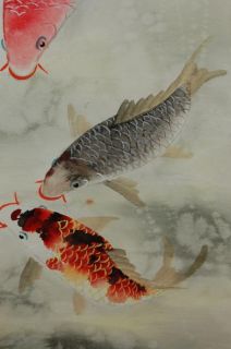   WALL ART CHERRY BLOSSOM Spring Four Season Carp Goldfish Feng Shui 75