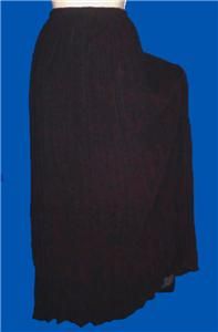 Cato Woman Black Crinkle Business/Career/Church Skirt Size 14/16