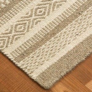 Caspian 6 x 9 Natural Wool Area Rug Carpet New