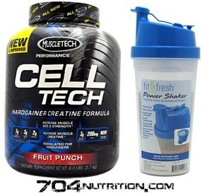 MuscleTech Performance Series Cell Tech 6lb Any Flavor Free SHIP Cup 6 