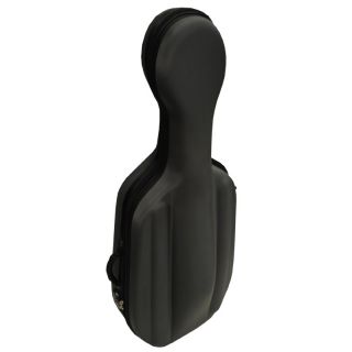   Stage Premium Cello Case   Black Hurricane Skin   4/4 Size with Wheels
