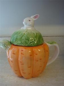 Asia Master Group Carrot Top Bunny Rabbit Teapot
